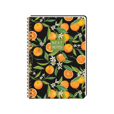 Keskin Color Neat Notes 17x24 Spiralli Defter 100 yp Çizgili Fruit Garden Orange - 1