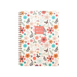 Keskin Color Neat Notes 17x24 Spiralli Defter 100 yp Çizgili Spring Time Mia - 1