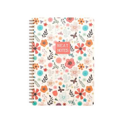 Keskin Color Neat Notes 17x24 Spiralli Defter 100 yp Çizgili Spring Time Mia - 1