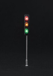 Kısa Elektrikli Metal Trafik Lambası 1/100 1 Adet - Eshel