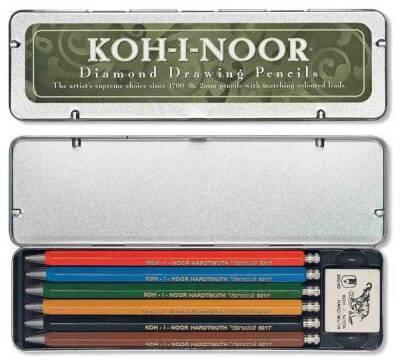 Koh-i Noor 5217 2.0 mm 6 Renk Portmin Versatil Kalem Seti - 1