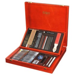 Koh-i Noor 8896-01 Gioconda Artist's Set Büyük Resim ve Çizim Koleksiyonu 54 Parça - 1