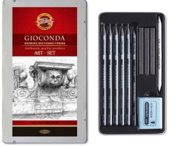 Koh-i Noor Gioconda Art Set 11 Parça Grafit Resim Seti Metal Kutu - 1