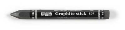 Koh-i Noor Jumbo Graphite Stick HB Ağaçsız Kalın Grafit Füzen Kalem - 1
