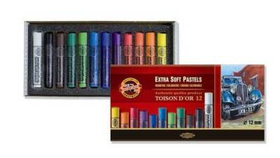 Koh-i Noor Toison D'or Extra Soft Pastel Boya (Kalın) 12 Renk - 1