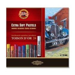 Koh-i Noor Toison D'or Extra Soft Pastel Boya (Kalın) 24 Renk - 1