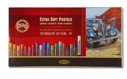 Koh-i Noor Toison D'or Extra Soft Pastel Boya (Kalın) 48 Renk - 1