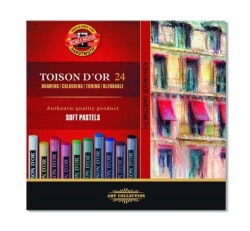 Koh-i Noor Toison D'or Soft Pastel Boya 24 Renk - 1
