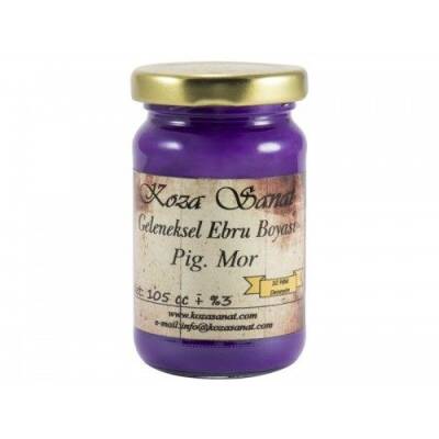 Koza GELENEKSEL Ebru Boyası 105 cc. Pigment Mor - 1