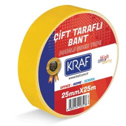 Kraf Çift Taraflı Bant 25 mm x 25 mt - 1