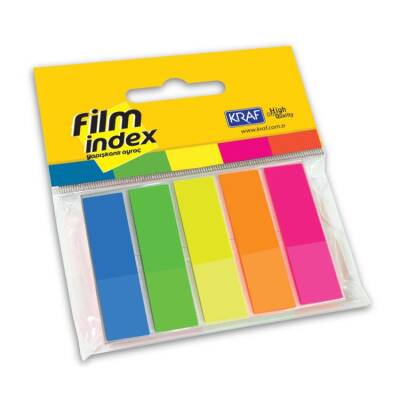 Kraf Film Index 13x44 mm 5 Renk x 25 Sayfa - 1