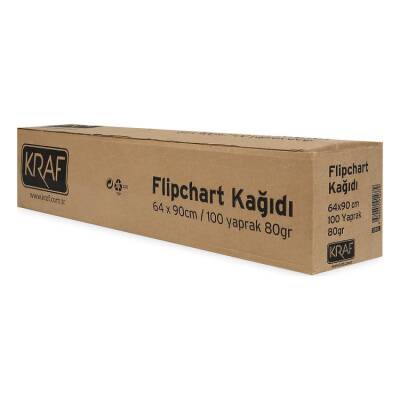 Kraf Flipchart Kağıdı Rulo 64x90 cm 100 yp - 1