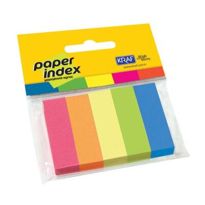 Kraf Kağıt Index 15x50 mm 5 Renk x 100 Sayfa - 1