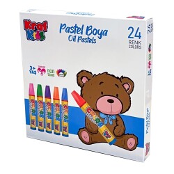 Kraf Kids Pastel Boya 24 Renk KK520 - 1