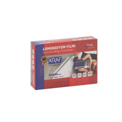 Kraf Laminasyon Filmi 65x95 mm 125 Micron 100'lü - 1