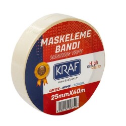 Kraf Maskeleme Bandı 25 mm x 40 mt. - 1