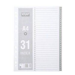 Kraf Separatör 1-31 Rakamlar - 1