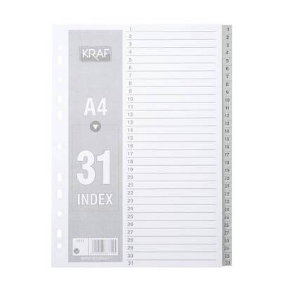 Kraf Separatör 1-31 Rakamlar - 1