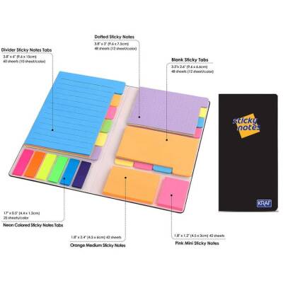 Kraf Yapışkanlı Notebook Set - 1
