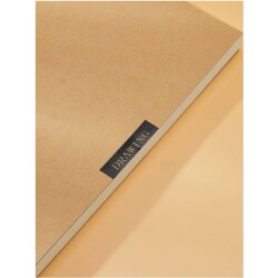 Kraft Kapaklı Lastikli Sketchbook 180 Derece Açılabilir A5 80 yp. - 2