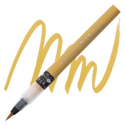 Kuretake Cambio Tambien Brush Pen No:44 YELLOW OCHRE - 1