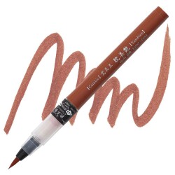 Kuretake Cambio Tambien Brush Pen No:46 BURNT SIENNA - 1