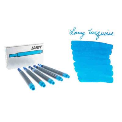 LAMY T10 Mürekkep Kartuşu 5'li Kutu TURKUAZ - 1