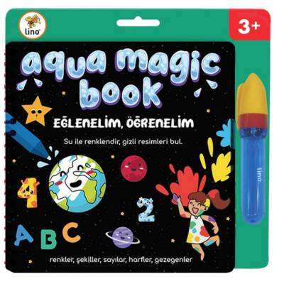Lino Aqua Magic Book Sihirli Boyama Kitabı EĞLENELİM ÖĞRENELİM - 1