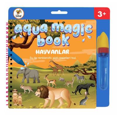 Lino Aqua Magic Book Sihirli Boyama Kitabı HAYVANLAR - 1