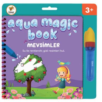 Lino Aqua Magic Book Sihirli Boyama Kitabı MEVSİMLER - 1