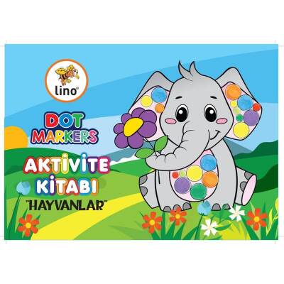 Lino Dot Markers Boyama Aktivite Kitabı HAYVANLAR - 1