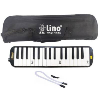 Lino Melodika 32 Tuşlu Bez Çantalı SİYAH - 1