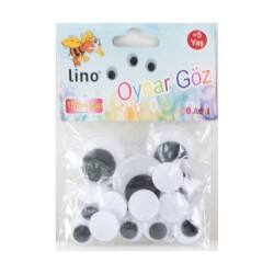 Lino Oynar Göz Siyah-Beyaz Karışıık Boy 50'li - 1