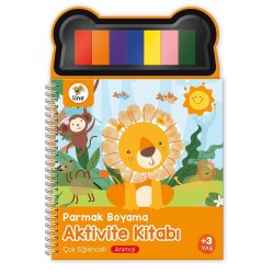 Lino Parmak Boyama Aktivite Kitabı ANIMAL LP-600 - 1