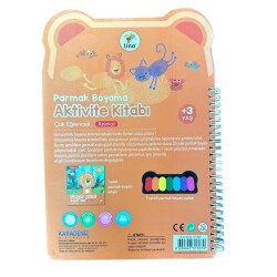 Lino Parmak Boyama Aktivite Kitabı ANIMAL LP-600 - 2