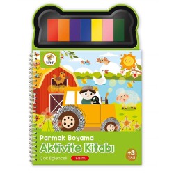 Lino Parmak Boyama Aktivite Kitabı FARM LP-601 - 1