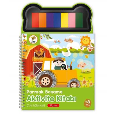 Lino Parmak Boyama Aktivite Kitabı FARM LP-601 - 1