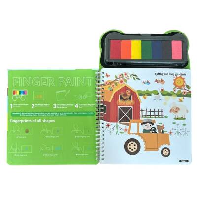 Lino Parmak Boyama Aktivite Kitabı FARM LP-601 - 3