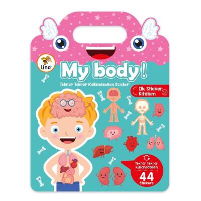 Lino Tekrar Tekrar Kullanılabilen İlk Sticker Kitabım MY BODY LS-500 - 1