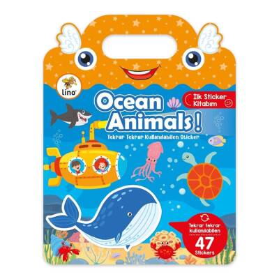 Lino Tekrar Tekrar Kullanılabilen İlk Sticker Kitabım OCEAN ANIMALS LS-502 - 1