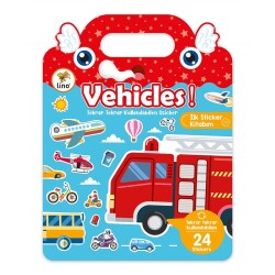Lino Tekrar Tekrar Kullanılabilen İlk Sticker Kitabım VEHICLES LS-501 - 1