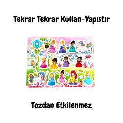Lino Tekrar Tekrar Kullanılabilen Sticker PRINCESS GARDEN LS-301 - 2