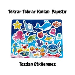 Lino Tekrar Tekrar Kullanılabilen Sticker SEAWORLD LS-300 - 3
