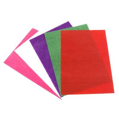 Lino Transparan Kağıt 5 Renk 10'lu 20x30 cm. - 1