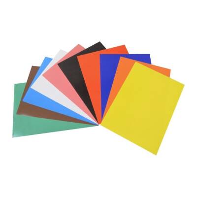 Lino Yapışkanlı Elişi Kağıdı 23x33 cm. 10 Renk 10'lu Paket - 1