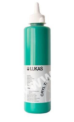 Lukas Cryl Terzia Akrilik Boya 500 ml. 4954 Kromoksit Yeşil Canlı - 1