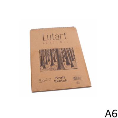 Lutart Kraft Sketch Blok 70 gr. 50 Sayfa A6 - 1