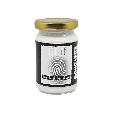 Lutart Linol Baskı Mürekkebi 100 ml. BEYAZ - 1