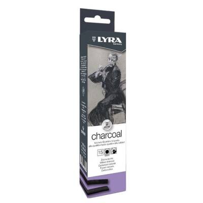 Lyra Charcoal Doğal Kömür Medium 15'li Kutu L5550020 - 1