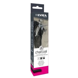 Lyra Charcoal Doğal Kömür Thick 5'li Kutu L5550030 - 1
